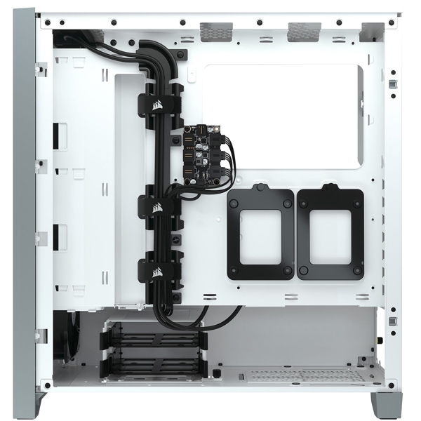 ホワイト RGBファン搭載 PCケース　コルセア Corsair PCケース iCUE LINK 3500X RGB Tempered Glass Mid