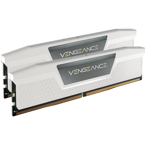 DDR5 5200MHz 32GB(16GBx2) UDIMM 40-40-40-77 VENGEANCE White 1.25V CMK32GX5M2B5200C40W