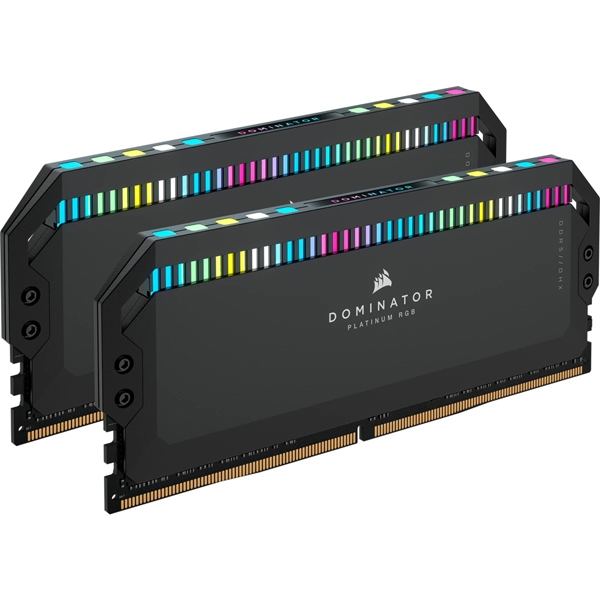 DDR5 5200MHz 64GB(32GBx2) UDIMM 40-40-40-77 DOMINATOR PLATINUM RGB Black RGB LED 1.25V CMT64GX5M2B5200C40