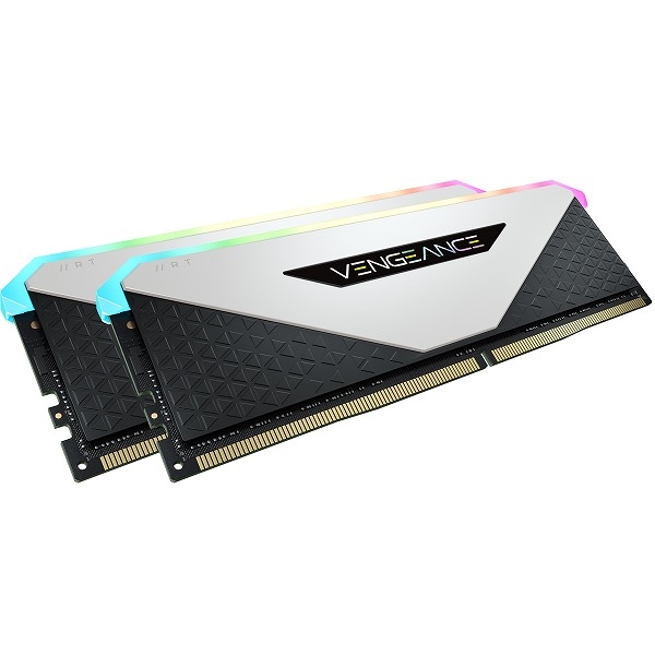 DDR4 3600MHz 32GB(16GBx2) UDIMM 18-22-22-42 VENGEANCE RGB RT White 1.35V for AMD Ryzen CMN32GX4M2Z3600C18W