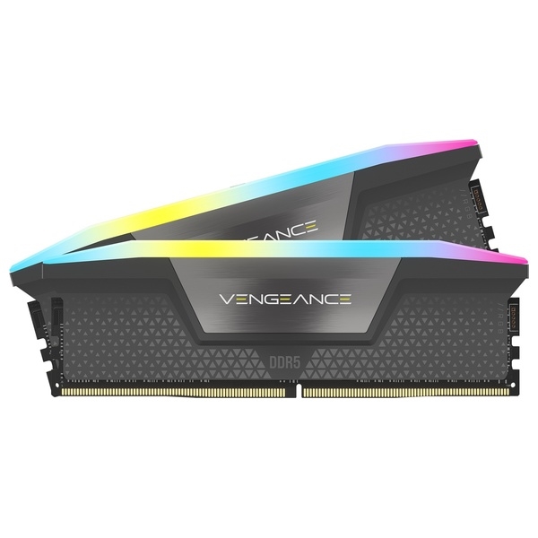 DDR5 5600MHz 32GBx2 UDIMM 40-40-40-77 AMD EXPO VENGEANCE RGB DDR5 Black PCB 1.25V CMH64GX5M2B5600Z40K