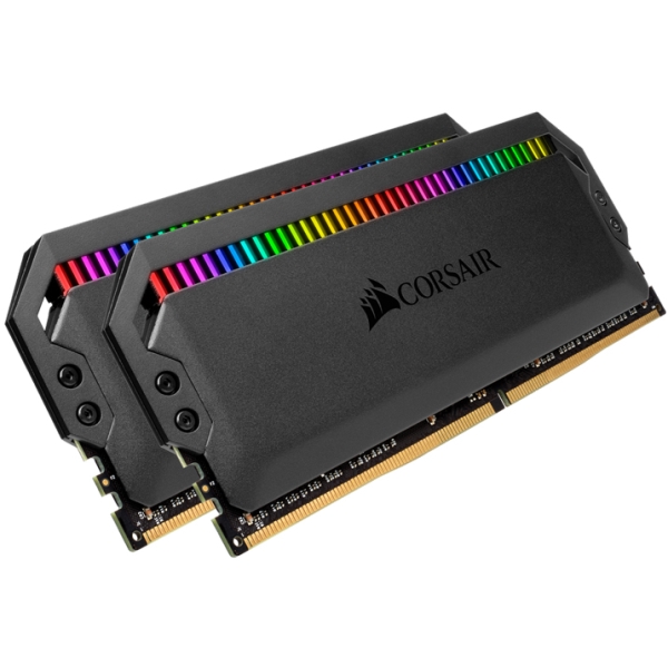 DDR4 3600MHz 64GB(32GBx2) DIMM 18-19-19-39 DOMINATOR PLATINUM RGB Black RGB LED CMT64GX4M2C3600C18