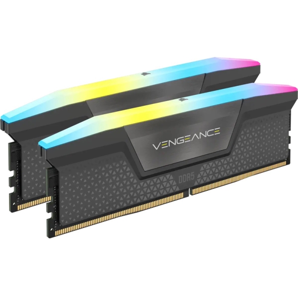 DDR5 6000MT/s 32GB(16GBx2) UDIMM 30-36-36-76 AMD EXPO VENGEANCE RGB DDR5 Cool Grey 1.4V CMH32GX5M2B6000Z30K