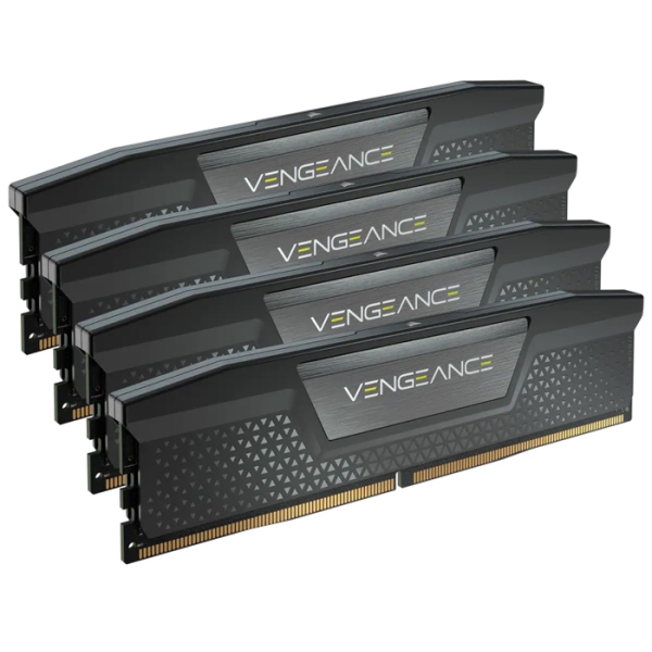 DDR5 5200MT/s 192GB(48GBx4) UDIMM 38-38-38-84 XMP 3.0 VENGEANCE DDR5 Black 1.25V CMK192GX5M4B5200C38