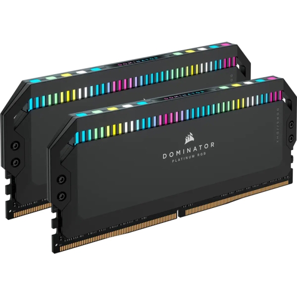 DDR5 6000MHz 32GB(16GBx2) UDIMM 36-38-38-76 OC PMIC XMP 3.0 DOMINATOR PLATINUM RGB Black 1.25V CMT32GX5M2X6000C36