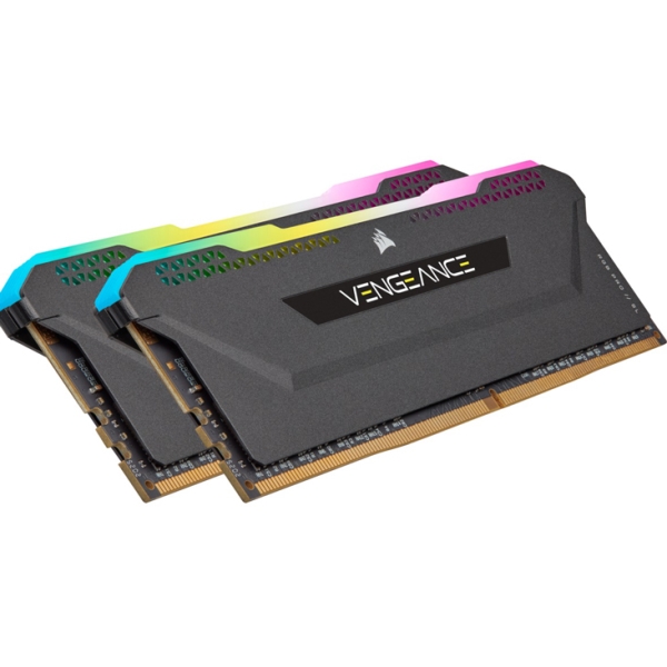 DDR4 4000MHz 16GB(8GBx2) DIMM Unbuffered 18-22-22-42 VENGEANCE RGB PRO SL Black 1.35V for AMD CMH16GX4M2Z4000C18