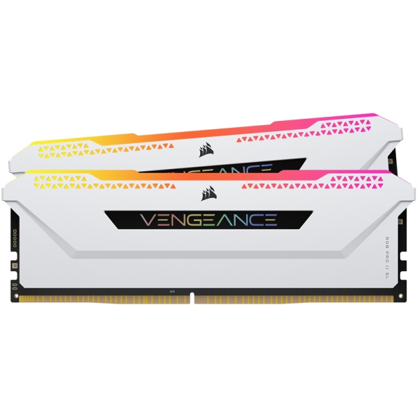 VENGEANCE RGB PRO SL Light Enhancement Kit 2-up Functional LEDs White Heatsink no DRAM ICs CMHLEKIT2KW