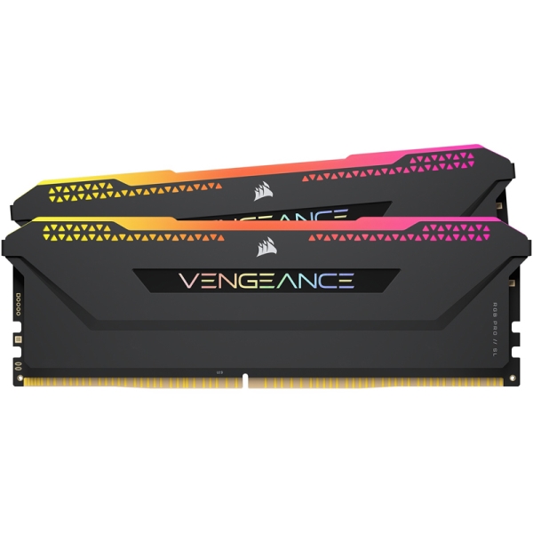 VENGEANCE RGB PRO SL Light Enhancement Kit 2-up Functional LEDs Black Heatsink no DRAM ICs CMHLEKIT2K