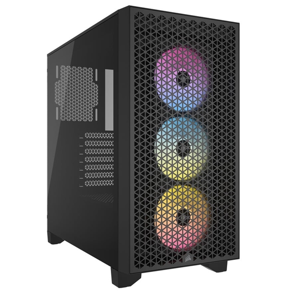 ~h^[^PCP[X 3000D RGB Tempered Glass Mid-Tower Black CC-9011255-WW