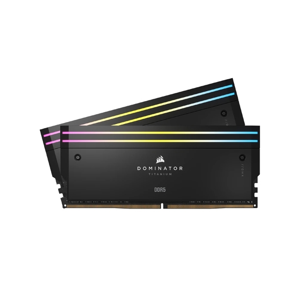 DDR5 6000MT/s 64GB(32GBx2) UDIMM 30-36-36-76 XMP 3.0 DOMINATOR TITANIUM Black RGB LED 1.4V CMP64GX5M2B6000C30