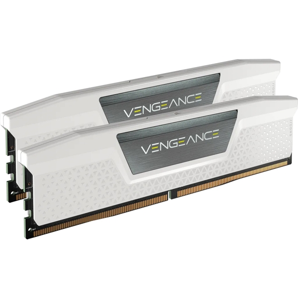 DDR5 5600MT/s 32GB(16GBx2) UDIMM 40-40-40-77 XMP 3.0 VENGEANCE DDR5 White PCB 1.25V CMK32GX5M2B5600C40W