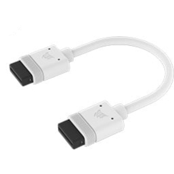 iCUE LINK Cable 2x 100mm with Straight connectors White CL-9011129-WW