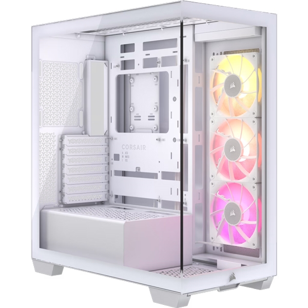 ~h^[^PCP[X iCUE LINK 3500X RGB Tempered Glass Mid-Tower -White- CC-9011281-WW