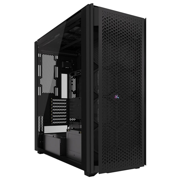 t^[^PCP[X iCUE LINK 9000D RGB AIRFLOW Tempered Glass Super-Tower -Black- CC-9011273-WW