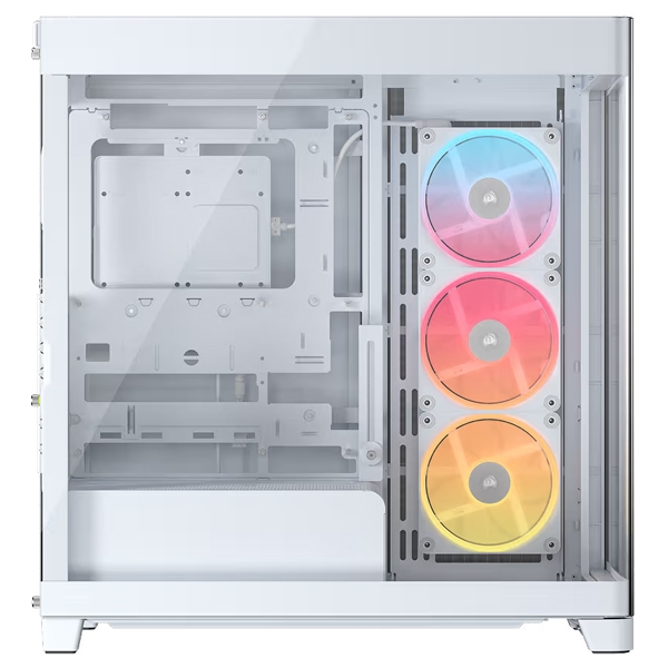 コルセア　CorsairホワイトのミドルタワーPCケース コルセア ミドルタワー型PCケース FRAME 4500X LX-R RGB iCUE LINK