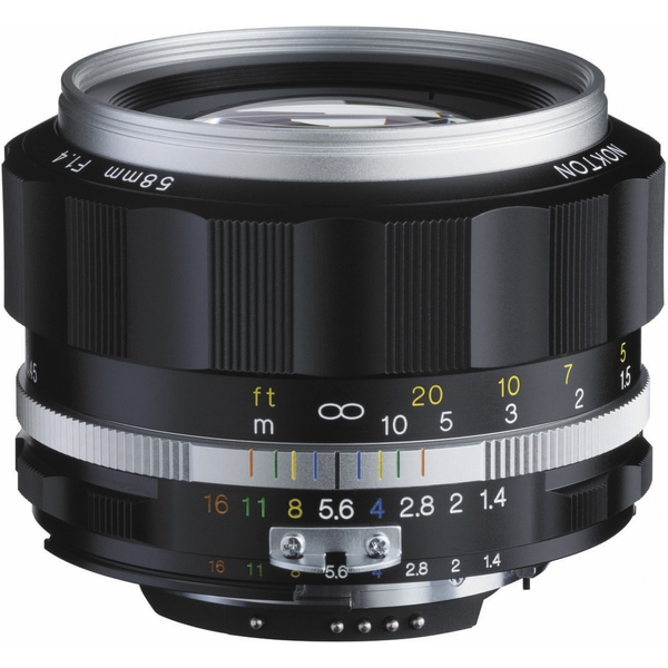 Voigtlander NOKTON 58mm F1.4 SL II S ニコンFマウント シルバーリム 178362
