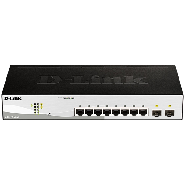 D-Link WEBスマート L2スイッチ 10/100/1000BASE-Tポート×8、SFP