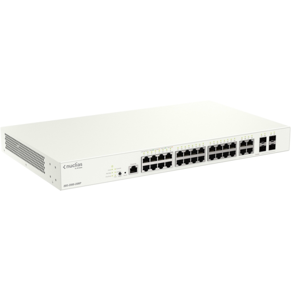 DBS-2000-28MP/A2 6NԃCZXpbN(CZX1N)APoE+Ή(ő370Wd)A10/100/1000BASE-T|[g(PoE+)×24A10/100/1000BASE-T|[g×4(SFPR{×4) DBS-2000-28MP/A2-D6