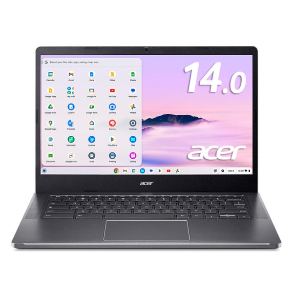 Chromebook Plus 514 (Core i3-N305/8GB/128GB SSD/ODDȂ/ChromeOS/OfficeȂ/14.0^/X`[OC) CB514-4H-N38Q