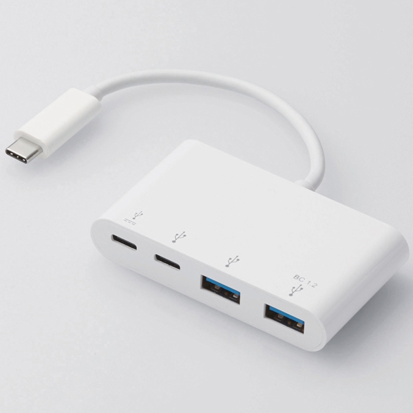 USBHUB/USB3.1(Gen2)/USB Power DeliveryΉ/Type-CRlN^/AX2|[g/CX2|[g/oXp[/zCg U3HC-A424P10WH