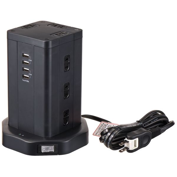 ^[^WXCb`t^bv 12P 4USB WBS-TW1204USB(BK)