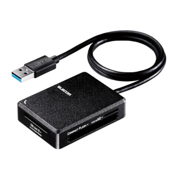 [_C^/^Cv/USB3.0Ή/P[u50cm/SD+microSD+MS+CFΉ/ubN MR3-C402BK