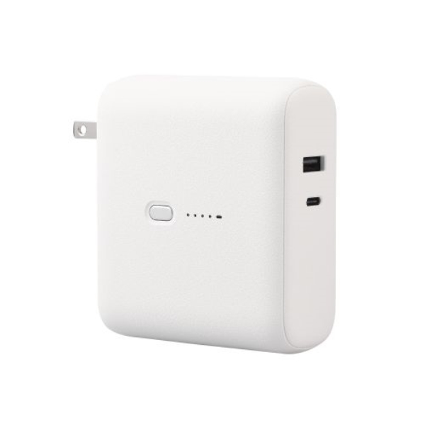 oCobe[/`ECIdr/AČ^/܂[dΉ/USB Power DeliveryΉ/20W/10000mAh/USB-Co1|[g/USB-Ao1|[g/PSEK/zCgtFCX DE-AC07-10000WF