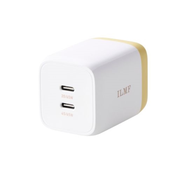 ILMF/AC[d/USB[d/USB Power DeliveryΉ/PPSΉ/65W/USB-C2|[g/XCOvO/CG[ MPA-ACCP43YL-IL