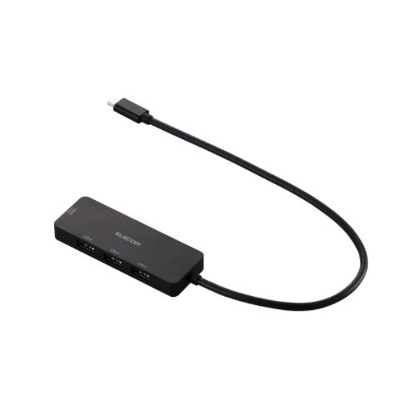 USB HUB/USB-C/oXp[/USB-A×3/HDMI×1/30cm/ubN U3H-MH3006BBK