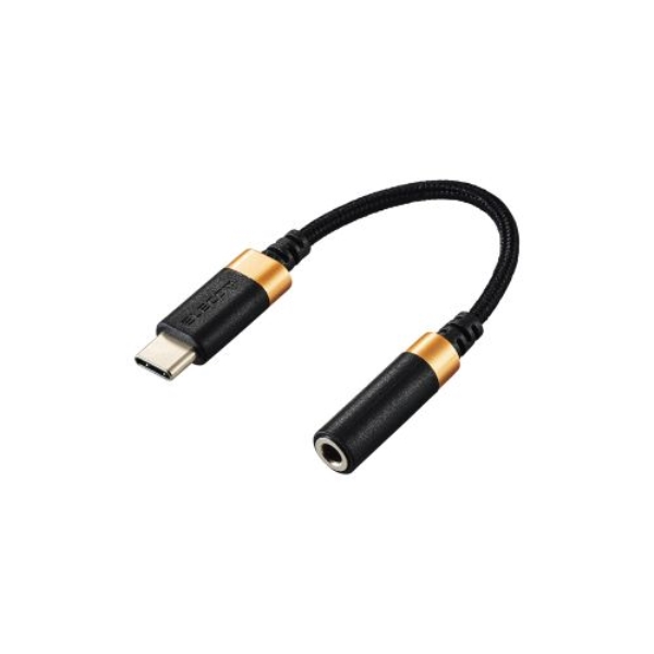 ϊP[u/ϋv/USB Type-C to 3.5mmXeI~j[q/DAC/nC]Ή/ubN MPA-C35DSBK