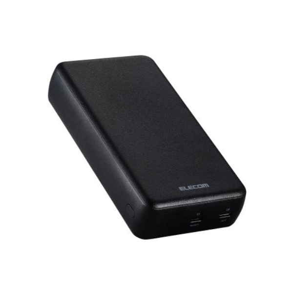 oCobe[/`ECIdr/20000mAh/USB PDΉ/20W/USB-Co×2/ubN DE-C52-20000BK