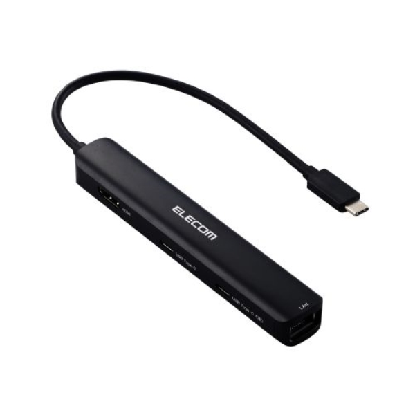 Type-C hbLOXe[V/[dpUSB-C×1/USB-C×1/USB-A×2/HDMI×1/LAN|[gt/ubN DST-C30BK