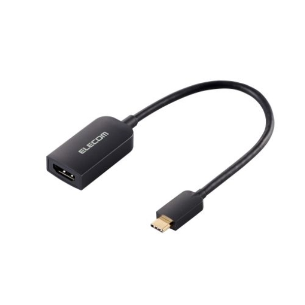 USB Type-CfϊA_v^/USB Type-C - HDMI/60Hz/ubN AD-CHDMIQBK3