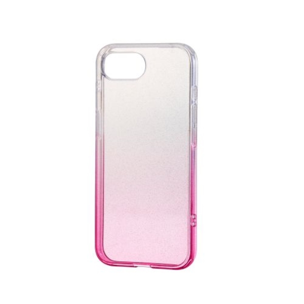 iPhone 16e/ソフトケース/グラデーションカラー/グリッター/Meliano/ペールピンク PM-A25SUCWCGPNL