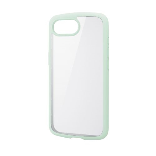 iPhone 16e/ハイブリッドケース/TOUGH SLIM LITE/フレームカラー/背面クリア/ストラップシート付属/ピスタチオグリーン PM-A25STSLFCGNL