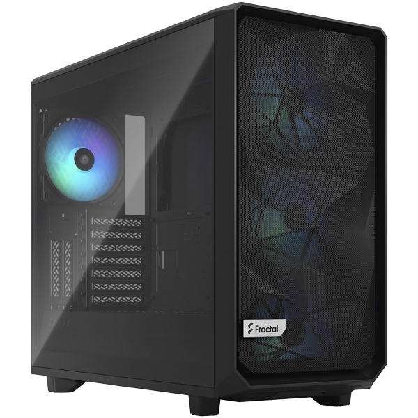 ミドルタワー型PCケース Meshify 2 RGB Black TG Light tint FD-C-MES2A-06