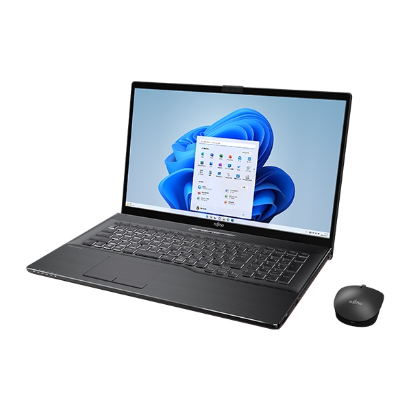 LIFEBOOK NH90/H1 ブライトブラック (Core i7-12700H/16GB/SSD・512GB/Blu-ray/Win11Home64/Office Home & Business 2021(個人向け)/17.3型) FMVN90H1B