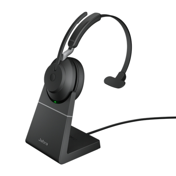 Jabra wbhZbg USB-A Ў UCF [dX^htuJabra Evolve2 65 UC Mono USB-A Stand Blackv 26599-889-989