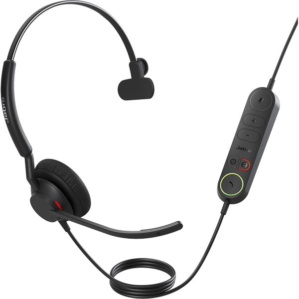 Jabra R^NgZ^[pwbhZbg USB-A Ў UCF Rg[jbgtuJabra Engage 40 - (Inline Link) USB-A UC Monov 4093-419-279