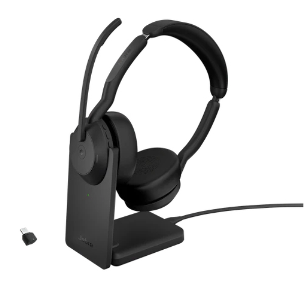 Jabra wbhZbg USB-C  MSF [dX^htuJabra Evolve2 55 Link380c MS Stereo Standv 25599-999-889