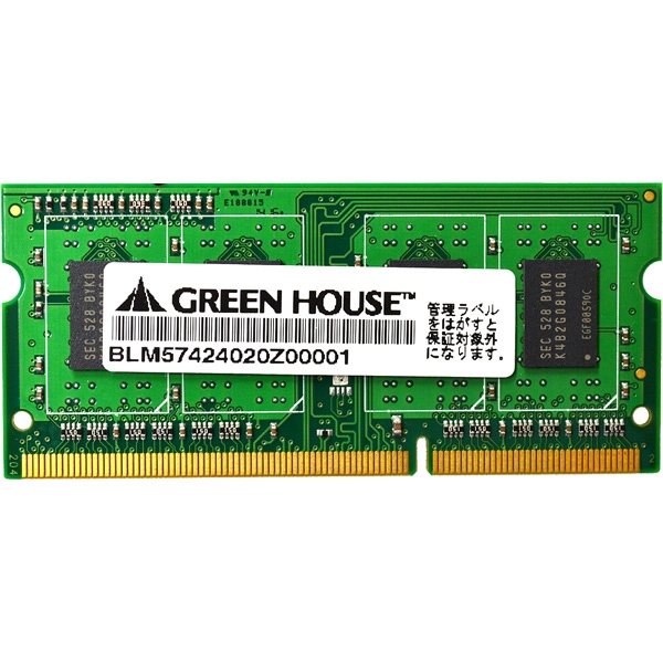 ivۏ؃m[gp PC3-10600 204pin DDR3 SDRAM SO-DIMM 8GB GH-DNT1333-8GB