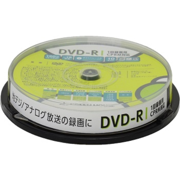 DVD-R CPRM ^p 4.7GB 1-16{ 10Xsh CNWFbgΉ GH-DVDRCB10