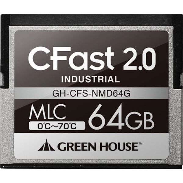 CFast2.0 SATA6.0Gb/s MLC 0`70 64GB GH-CFS-NMD64G