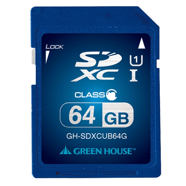 SDXC[J[h UHS-I NX10 64GB GH-SDXCUB64G