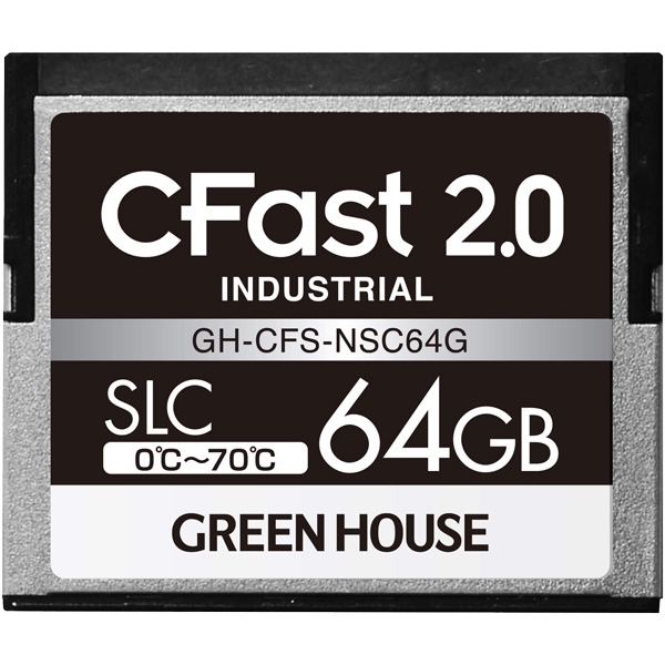 CFast2.0 SLC 0x`70x 64GB 3Nۏ GH-CFS-NSC64G