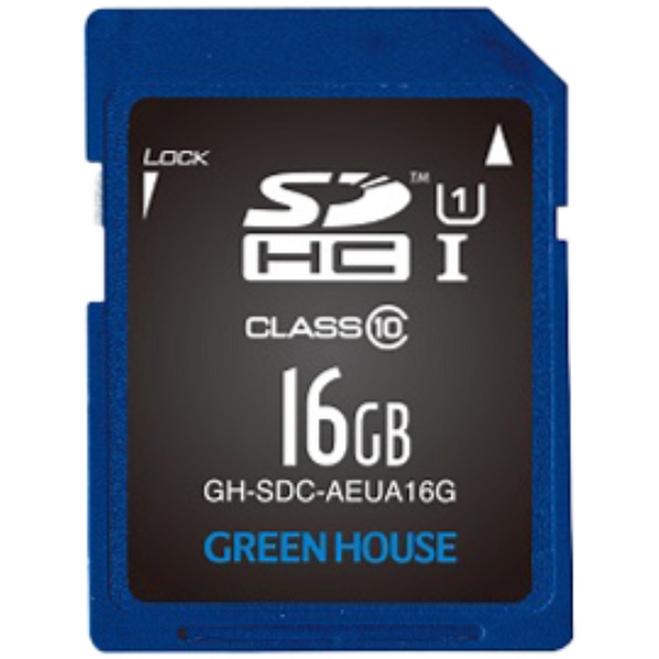 f[^T[rXt SDHC[J[h UHS-I NX10 16GB GH-SDC-AEUA16G