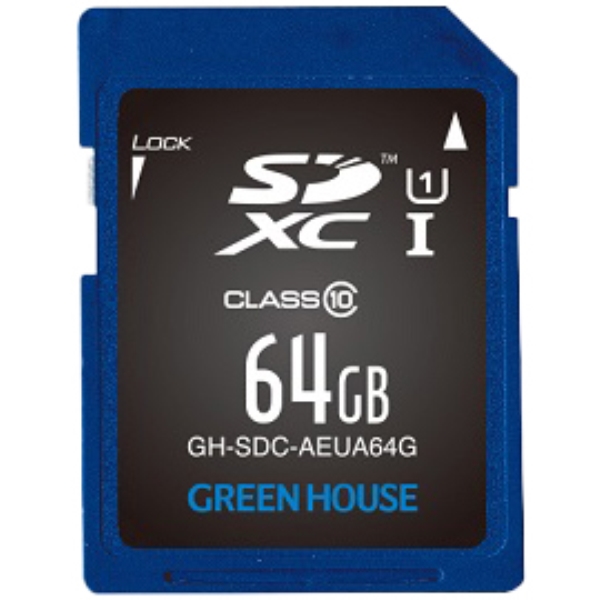 f[^T[rXt SDXC[J[h UHS-I NX10 64GB GH-SDC-AEUA64G