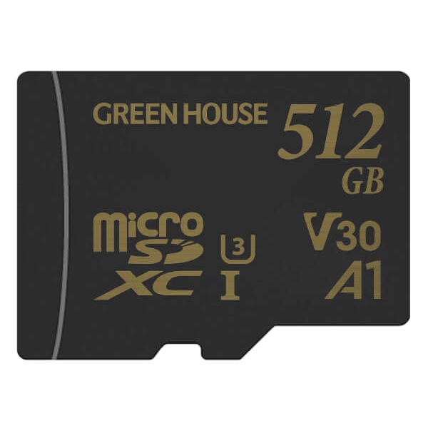 microSDXCJ[h UHSXs[hNX3 / rfIXs[hNX V30Ή 512GB GH-SDM-ZA512G