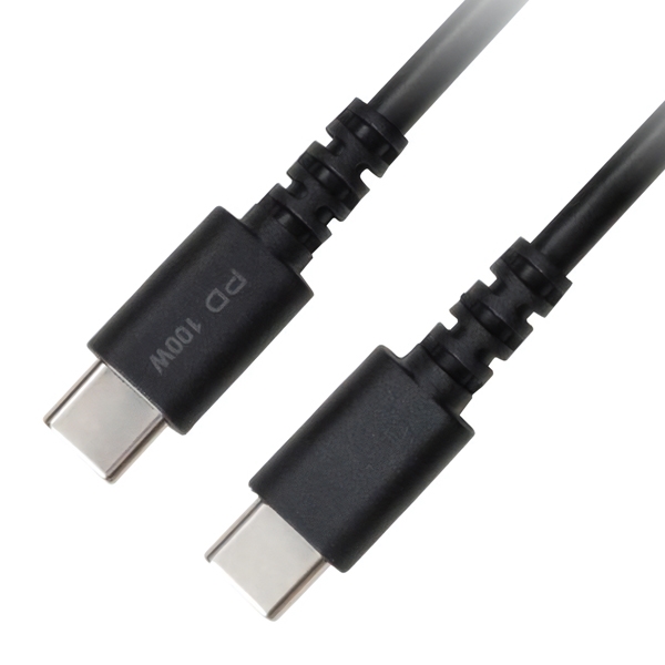 USB Type-C - USB Type-C [d/f[^]P[u 1.5m 100WΉ ubN GH-UCCCA15-BK