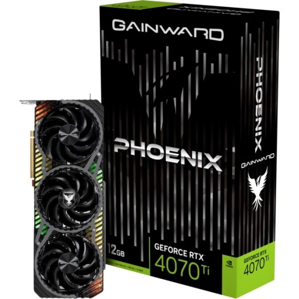 GAINWARD RTX4070 Ti PHOENIX 12GB GDDR6X 192bit 3-DP HDMI NED407T019K9-1043X-G